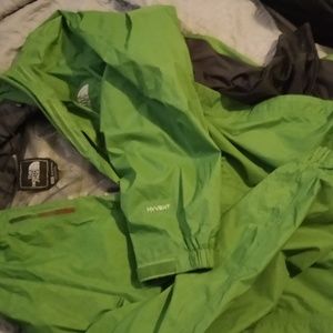 North fleece limited edition green with windbreake